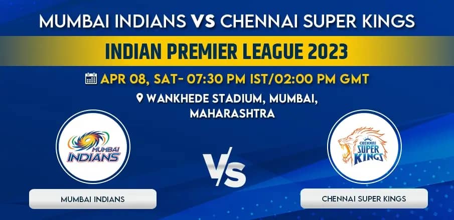 MI vs CSK Today Match Prediction & Live Odds - IPL 2023