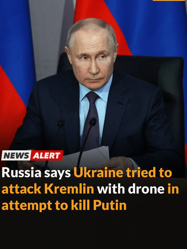 Russia accuses Ukraine of drone attack aimed at President Putin